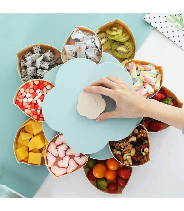 Περιστρεφόμενη Πτυσσόμενη Πιατέλα Για Γλυκά Candy Box Pattern Rotating Dealme.gr