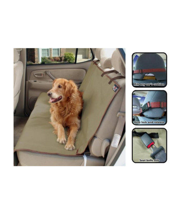 Αδιάβροχο Κάλυμμα Καθίσματος Αυτοκινήτου Για Κατοικίδια – Pet Seat Cover  144x144cm - Καφέ 